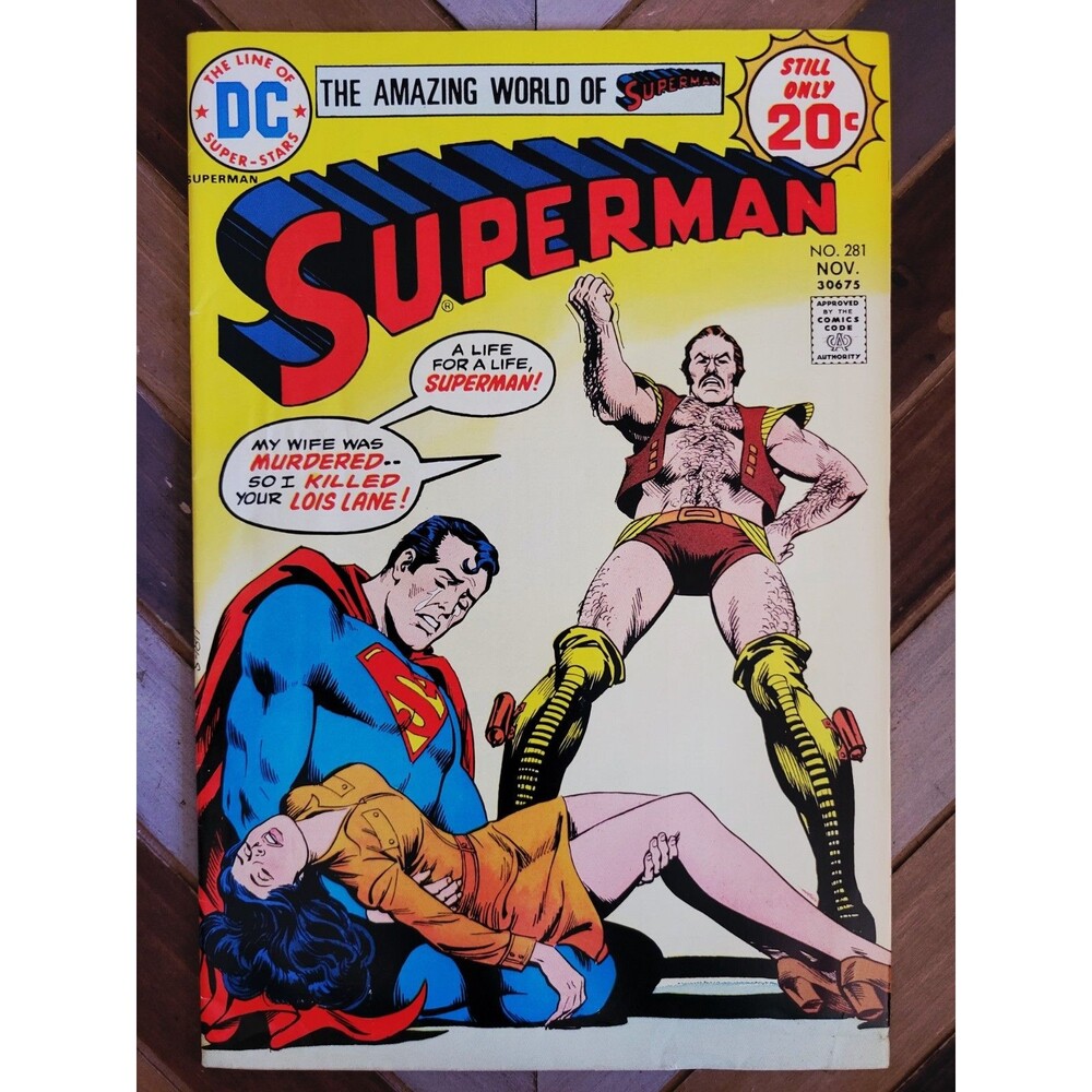 Superman #281 VG+ (1974) First App Alien Hero VARTOX! Nick Cardy Cover! Swan Art